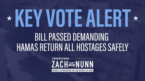 Key Vote Alert: Terrorists Don’t Win Against the United States