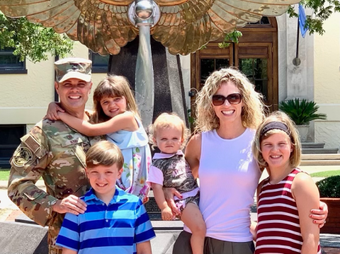 Rep. Nunn with his young family 